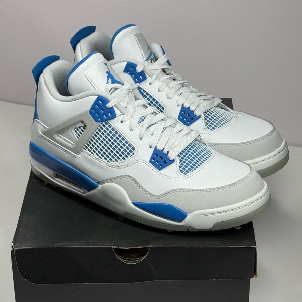 The Jordan 4 Golf Military Blue - Picture 8 of 11